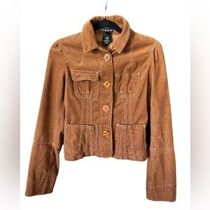 Bebe. Corduroy Coat. Size S